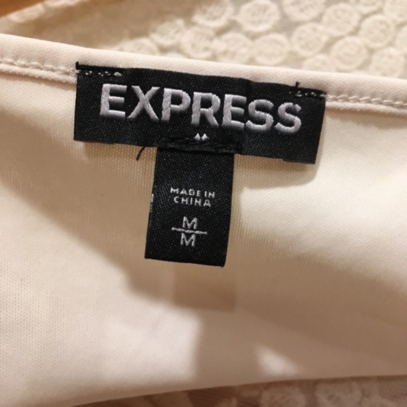 Express Cream Lace Boho Dress or Long Shirt EUC - Picture 5 of 8